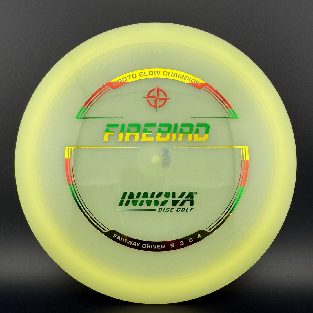 Proto Glow Champion Firebird Disc Golf Disc