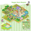 Landscape stickers large 3D stereoscopic scene collage miniature scene ledger stickers DIY stickers - Korvel