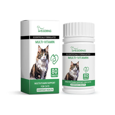 Premium Multivitamin Tablets for Cats