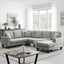 [VIDEO provided] [New] 108*85.5" Modern U Shape Sectional Sofa 7 Seat Fabric Sectional Sofa Set - Korvel