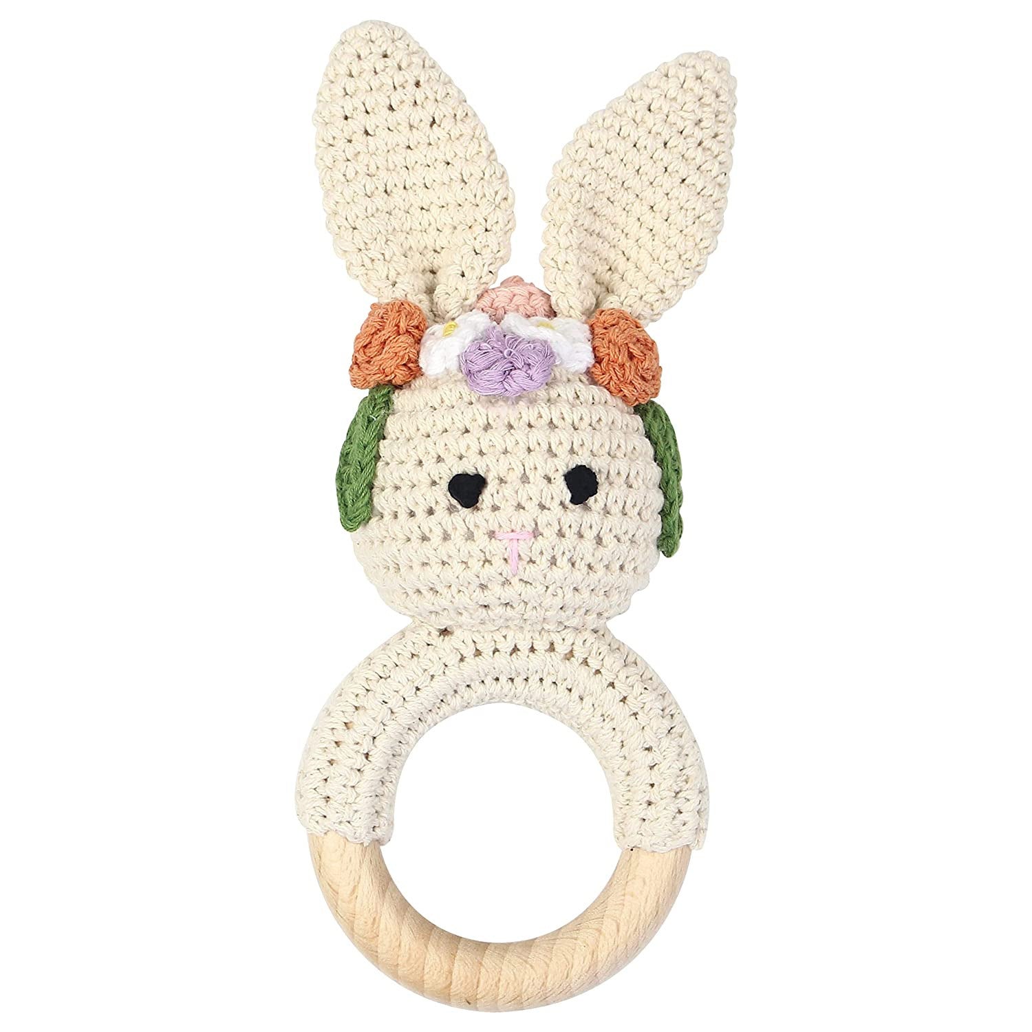 Carving Name Baby Soothing Bell Newborn Gift Bath Gift Knitted Cartoon Doll - Korvel