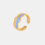 18K Gold-Plated Open Ring - Korvel