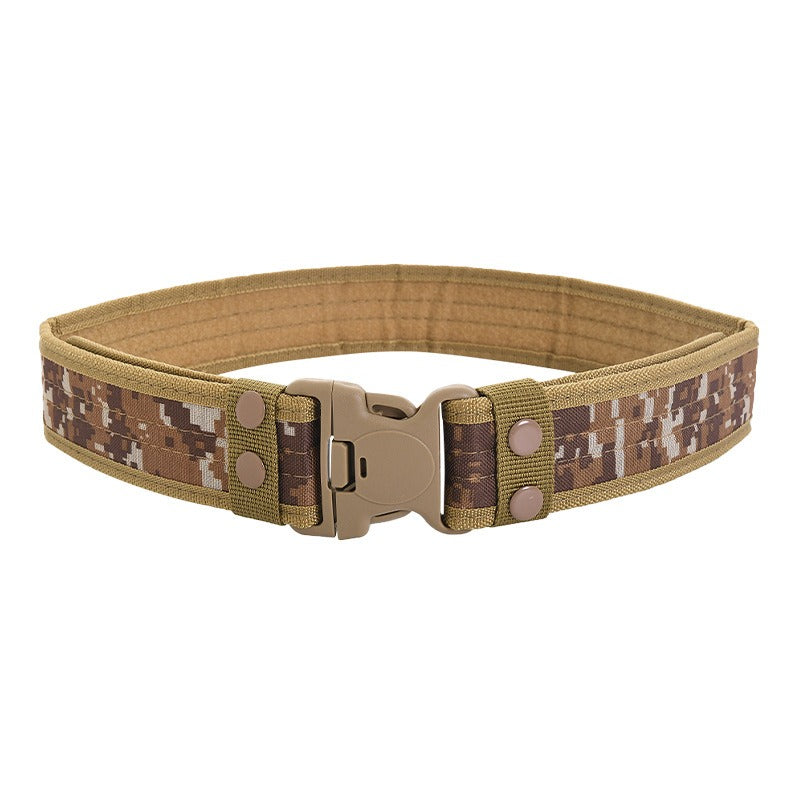 5.0 Oxford Cloth Tactical Belt Velcro Wrapped Outdoor Canvas Belt - Korvel