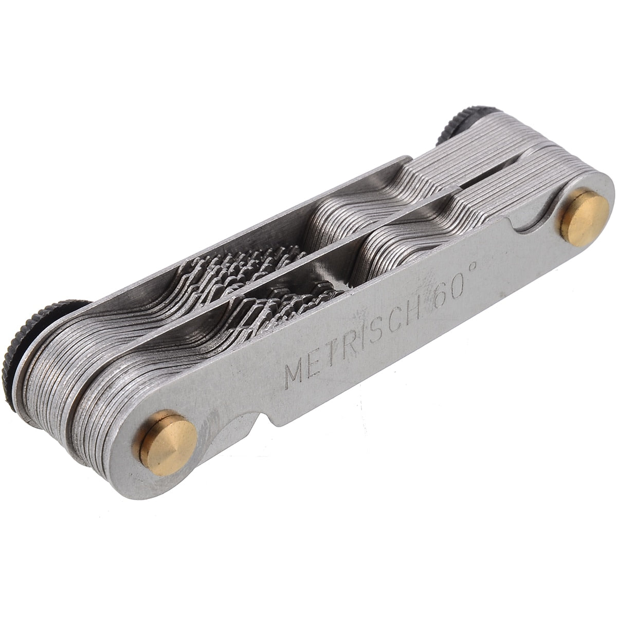 New 60 And 50 Degree Whitworth Metric Screw Thread Pitch Gauge Blade Gage For Measuring Tool - Korvel