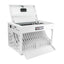 16 Bay Locking Charging Cabinet for Laptops and Chromebooks - White