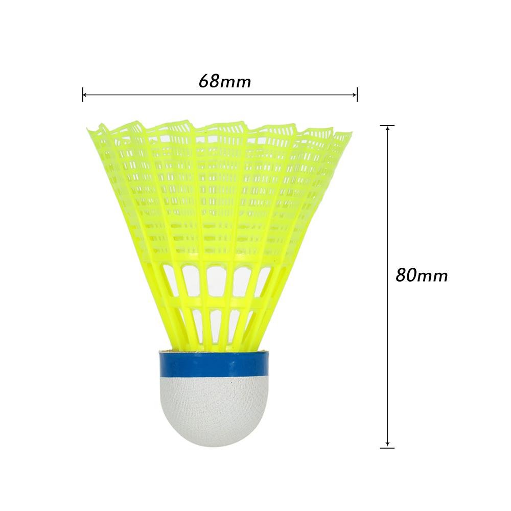 6pcs Gym Exercise Training Nylon Badminton Ball - Korvel