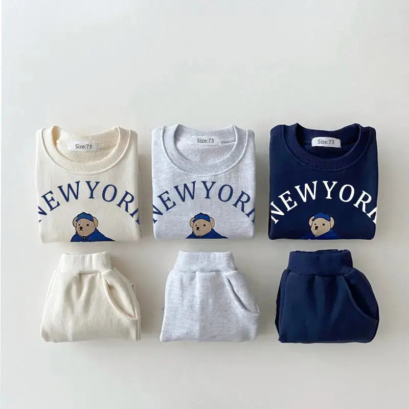 Conjunto de Sudadera y Pantalones Casual para Bebé
