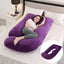 J-Shaped Pregnancy Pillow for Side Sleepers