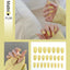 Premium Stiletto Press-On Nails with Glue - 24 Pieces