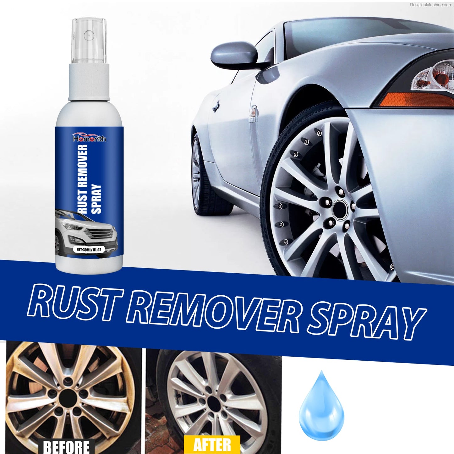 Spray Premium Removedor de Óxido para Cuidado del Vehículo