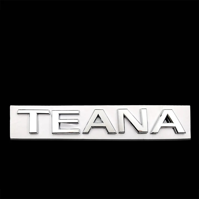 For  NISSAN  Teana  Auto Logos  Duke's rear tail logo  TEANA font  230JK-V6 English Standard  Letter labeling - Korvel