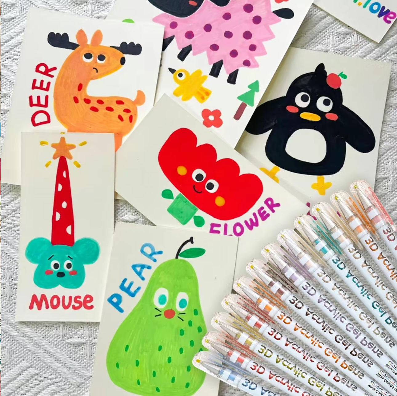 GlowLine 3D Acrylic Gel Pen - Korvel