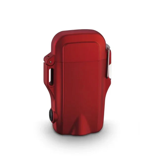 Outdoor Dual Plasma Arc Lighter with Flashlight