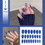 Premium Stiletto Press-On Nails with Glue - 24 Pieces