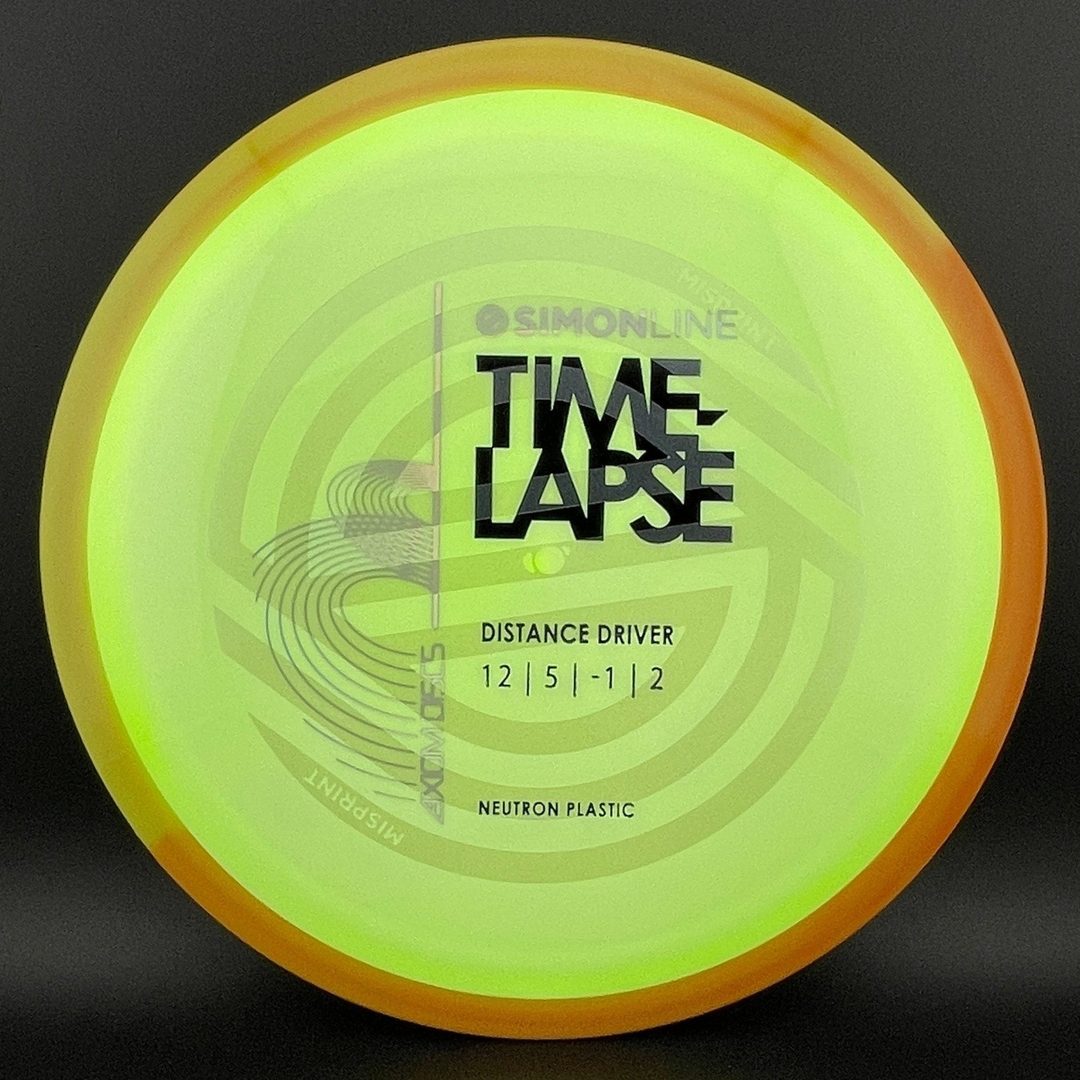 Neutron Time-Lapse (Re-Tooled) - Error de impresión de Simon Line
