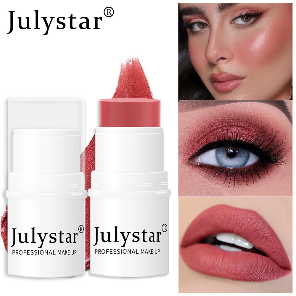Highlighting Blusher Blush Powder Blusher Matte Blush Stick Single Color Blush - Korvel
