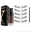 Eyebrow ointment dye waterproof quick drying natural eyebrow long-lasting travel portable set liquid eyebrow pencil ﻿ - Korvel