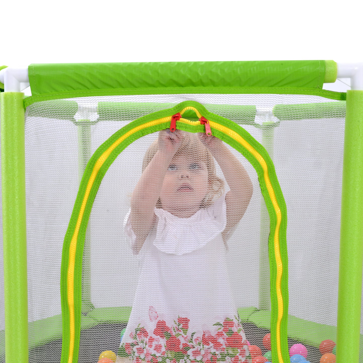 Trampolín para Niños de 55'' con Red de Seguridad - Diversión Interior/Exterior