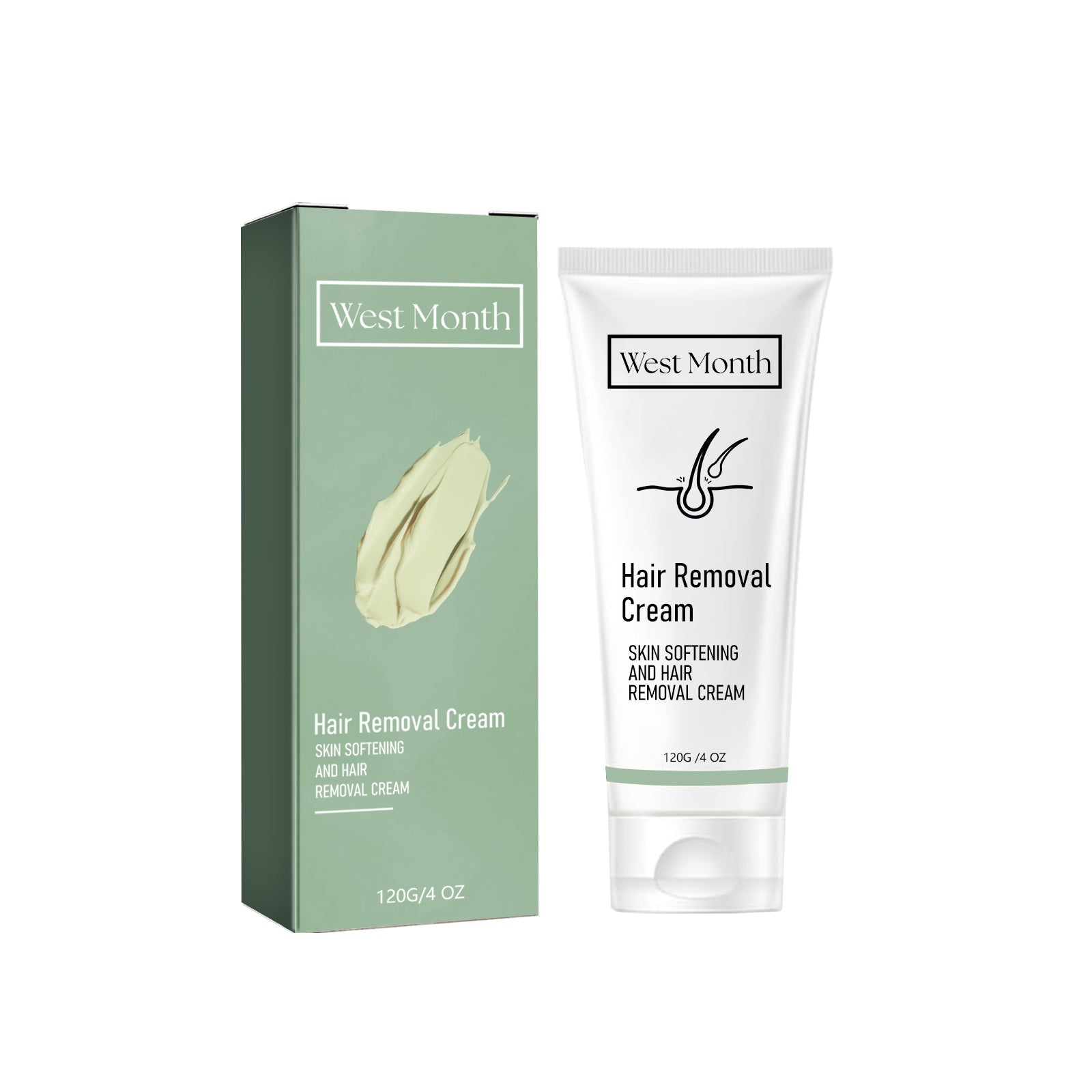 Hair Removal Cream, Full Body Underarm Lip Gentle Depilation Does Not Stimulate Smooth And Delicate Skin - Korvel