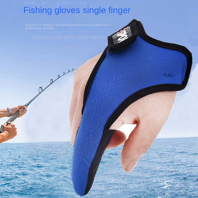 Breathable Fishing Single Finger Gloves Outdoor Fishing Gear Gloves Rock Fishing Sunscreen Roada Gloves Sea Fishing Control Line Gloves - Korvel