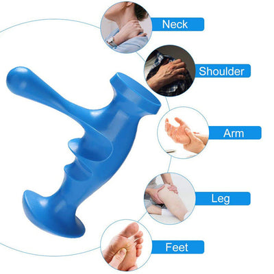 Thumb Massager Acupoint Massage Gun Three Foot Massager Set - Korvel