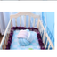 Coussin de Bumper de Lit Braid Knot pour Bébé de 100 cm Premium