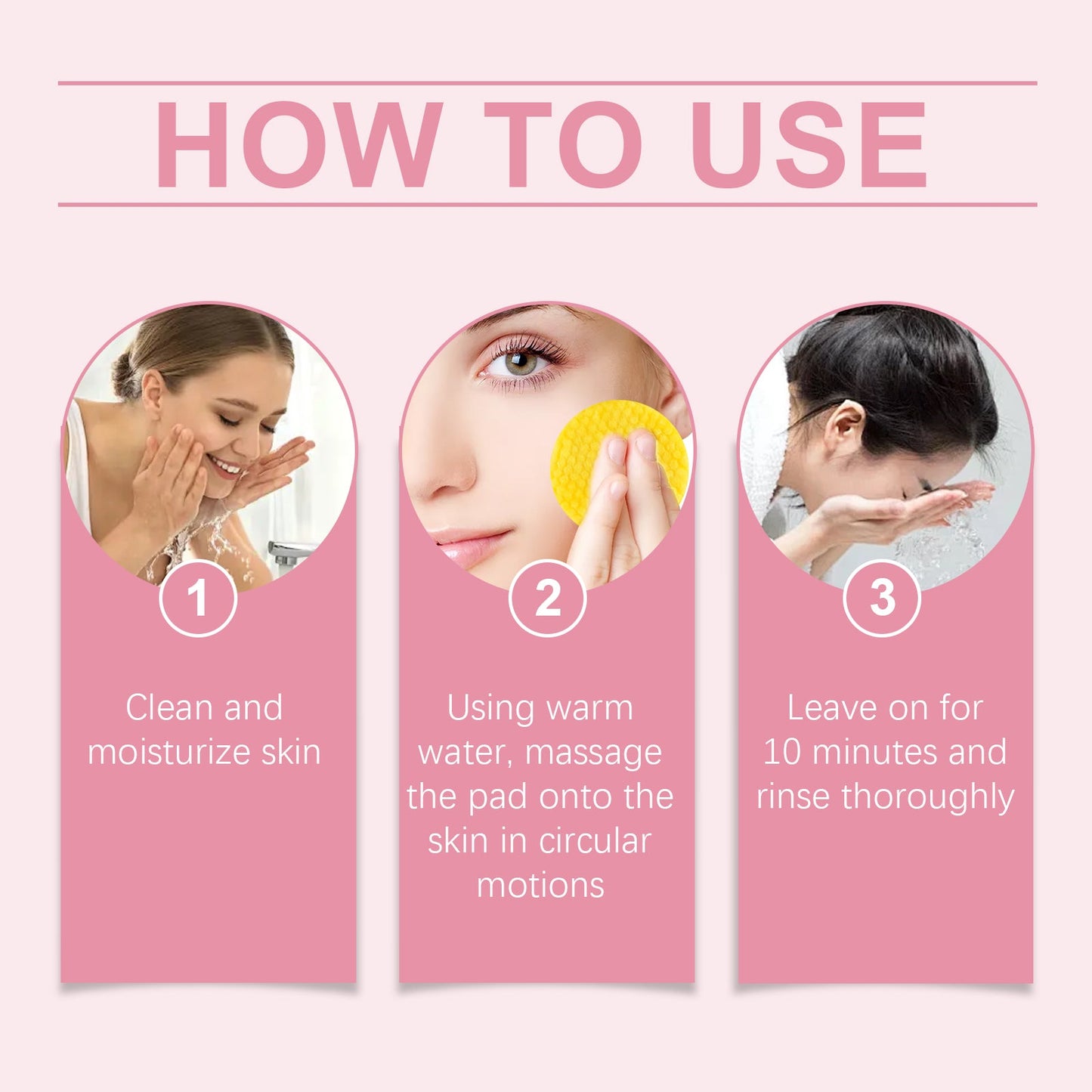 Turmeric Acid Cleansing Pad Gently Cleanses Face Skin With Refreshing And Balanced Oil Skin Care Cleansing Pad - Korvel