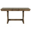 Ensemble de salle à manger TOPMAX en bois massif de style mid-century de 7 pièces