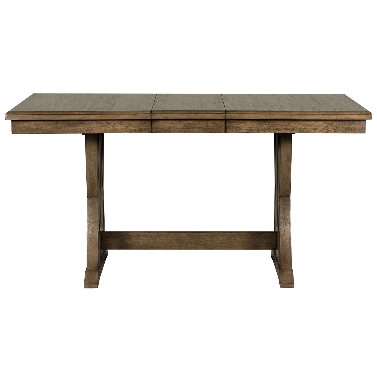 Ensemble de salle à manger TOPMAX en bois massif de style mid-century de 7 pièces