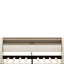 Twin Size Daybed with Storage Drawers, Upholstered Daybed with Charging Station and LED Lights, Beige - Korvel