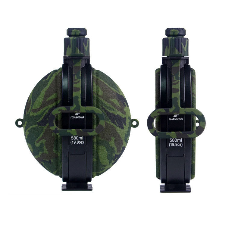 Silicone Folding Water Bottle Manufacturer Outdoor Portable Sports Water Bottle Fitness Hiking Water Bottle 580Ml - Korvel