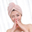 Hair cap, women's absorbent headscarf, long and short hair shower cap, quick drying towel, cute hair wiping, dry hair towel - Korvel