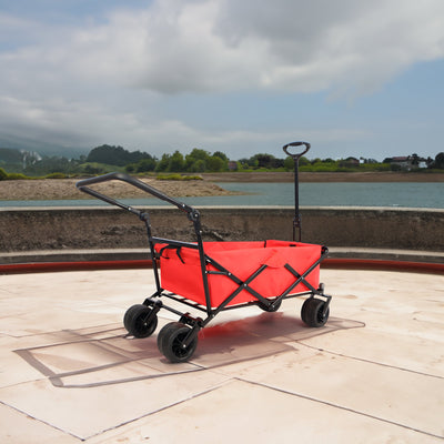 Utility Park Garden Cart Tool Customized Color Folding Camping Trolley Outdoor Picnic Beach Wagon - Korvel