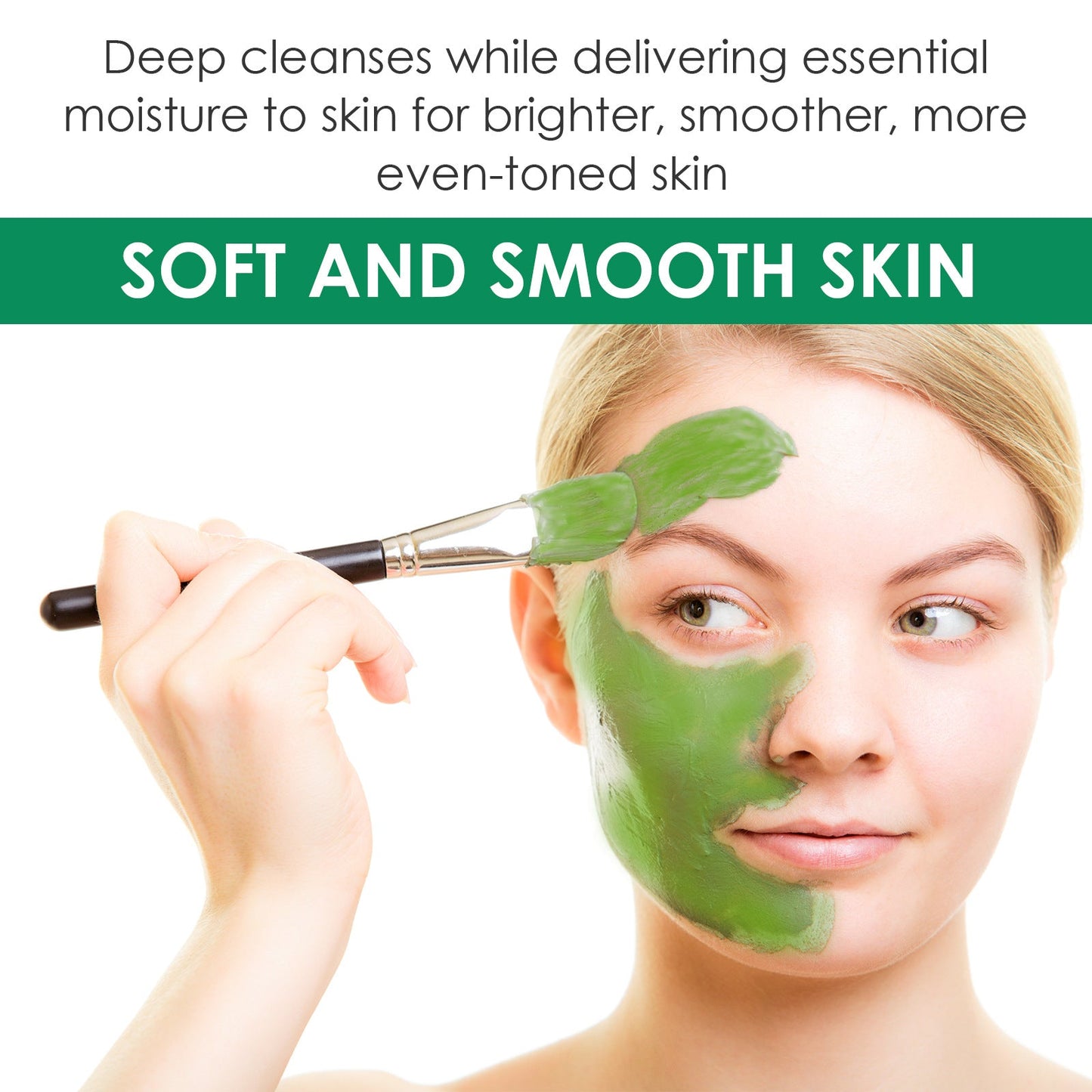 Masque Nettoyant Visage au Thé Vert Premium