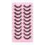 New Russian Volume False Eyelashes DD Curved Thick Eyelashes Ten Pairs Of Chemical Fiber Natural Charm Eyelashes - Korvel