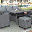 Ensemble de meubles d'extérieur en rotin tressé TOPMAX 6 pièces