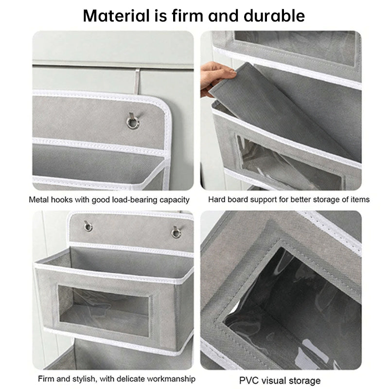 5-Shelf Hanging Storage Organizer with Anti-Tilt Design