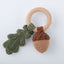 Carving Name Baby Soothing Bell Newborn Gift Bath Gift Knitted Cartoon Doll - Korvel