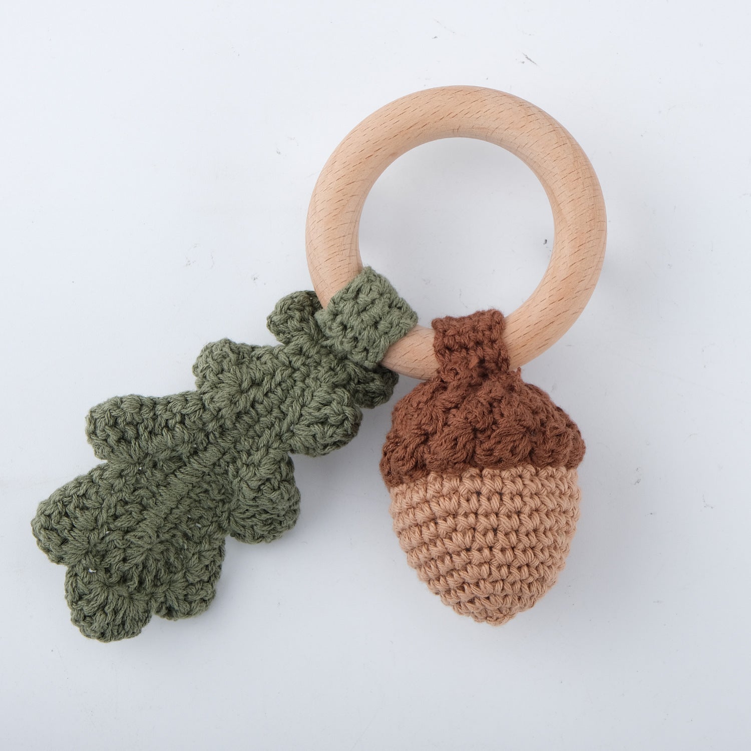 Carving Name Baby Soothing Bell Newborn Gift Bath Gift Knitted Cartoon Doll - Korvel