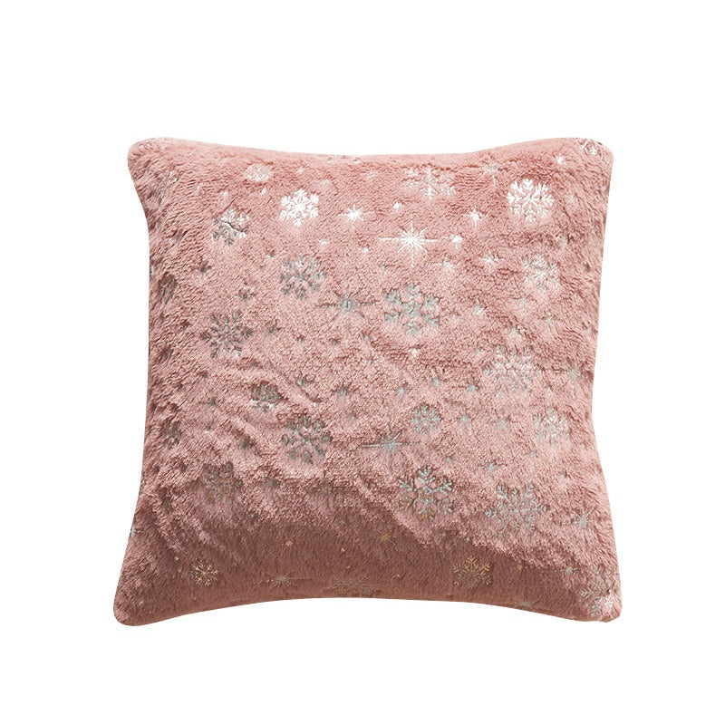 Funda de Sofá de Nieve de Navidad de Peluche