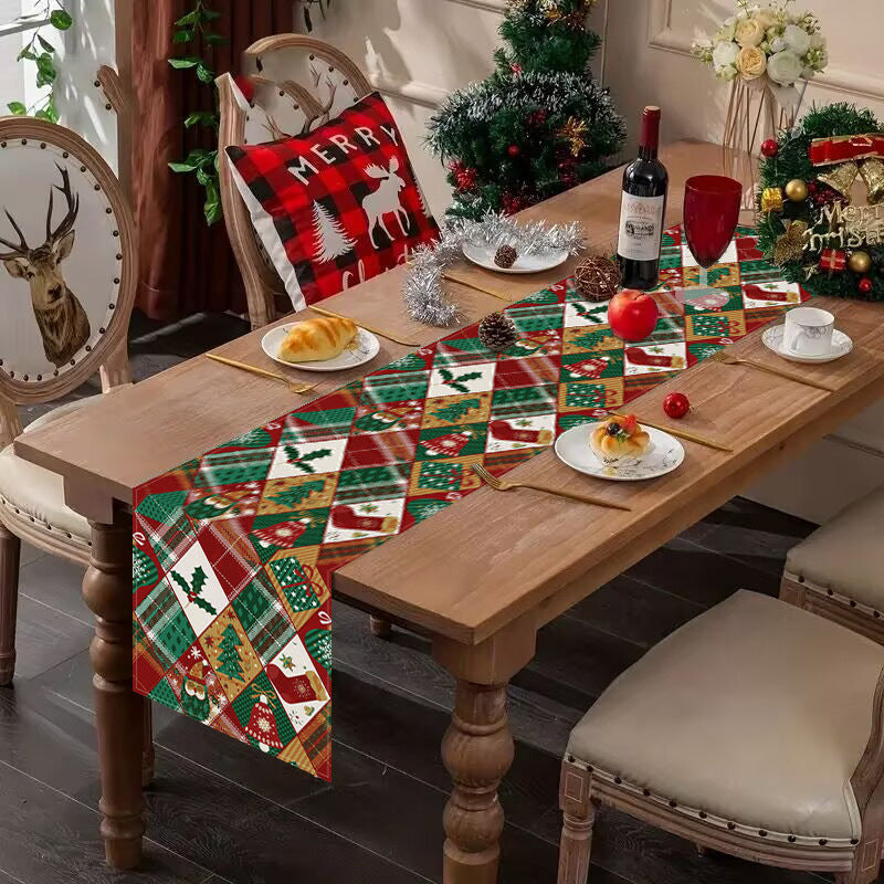 Nappe en Plaid de Noël pour Décor Festif