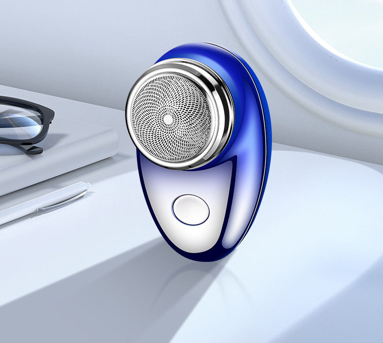 Portable rechargeable shaver small steel cannon mini electric shaver electric travel compact shaver - Korvel
