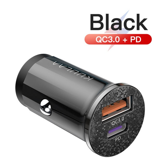 Chargeur de voiture KUULAA Quick Charge 4.0 48W pour appareils mobiles