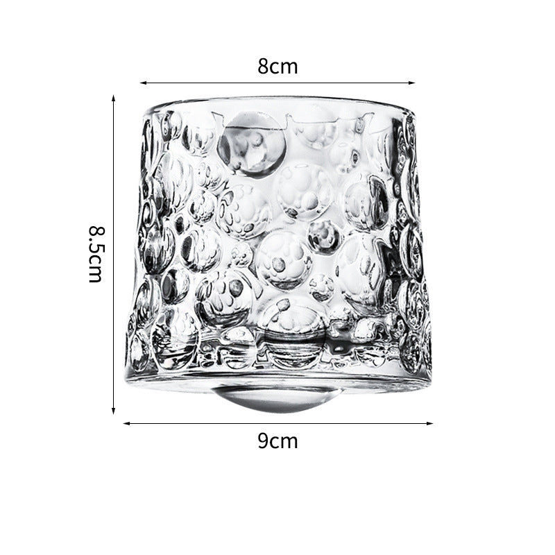 Hand drawn rotating glass cups multiple multi-purpose whiskey glasses rotating glass cups - Korvel