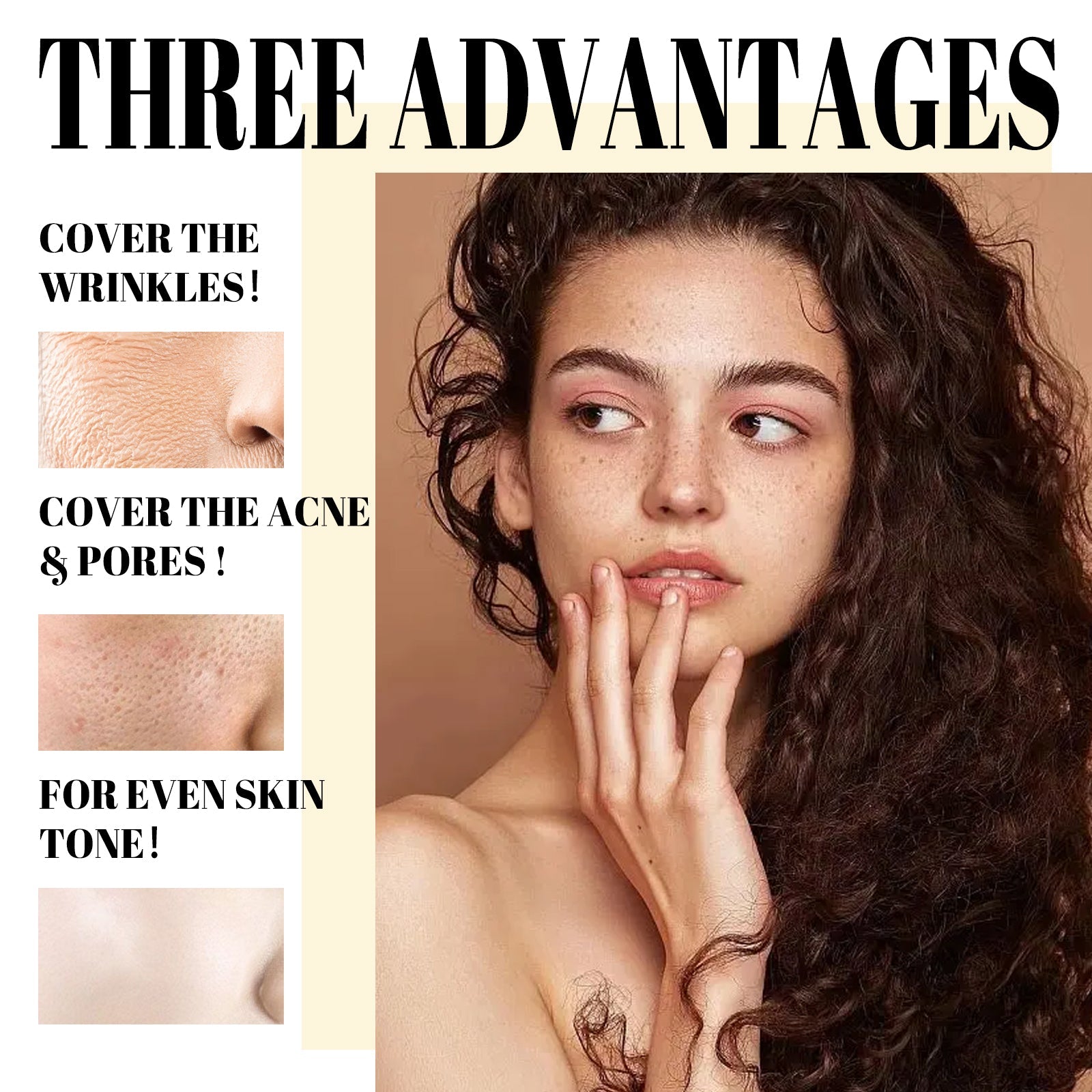 Pore Contouring Primer, Brightening Moisturizing Concealer Natural Contouring Primer - Korvel
