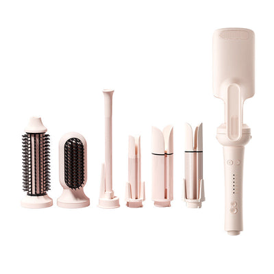 Seven in one hair changing curling stick Super large curly big wave Chicken rolls fluffy automatic curling device multi-function - Korvel