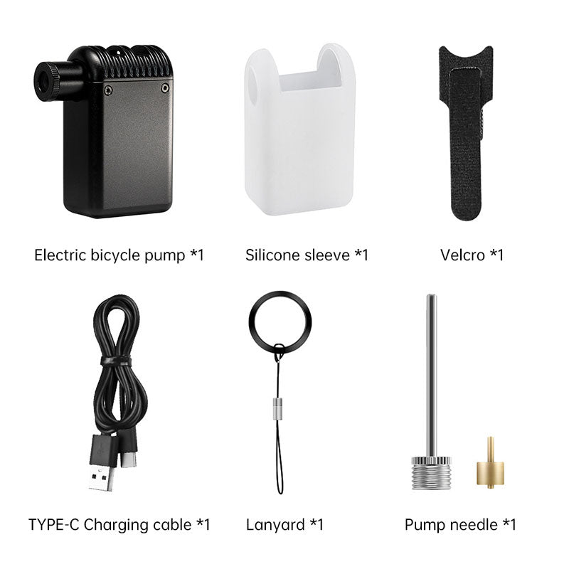 Portable Mini Electric Bicycle Air Pump