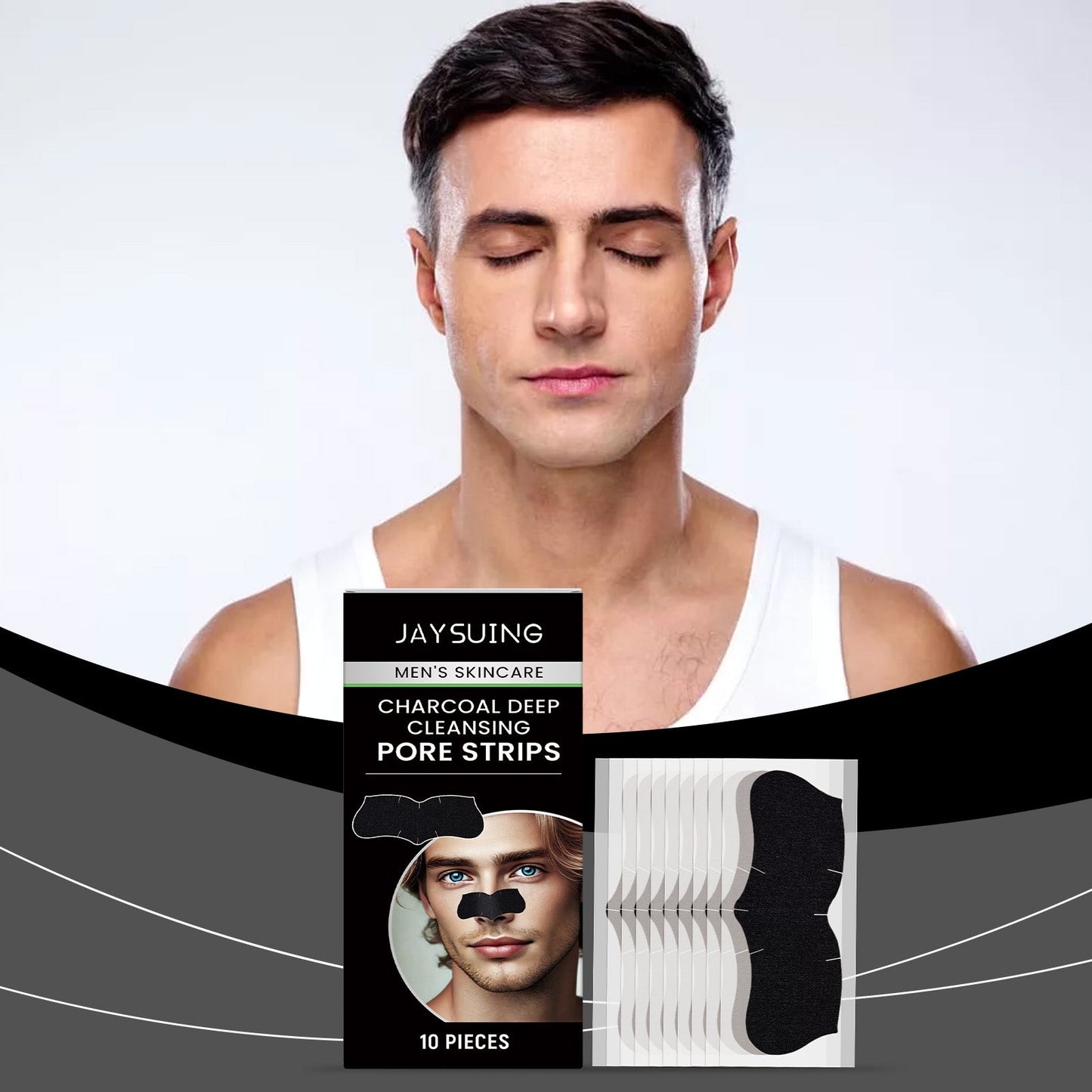Men's Blackhead Pore Patch for Gentle Pore Cleansing
