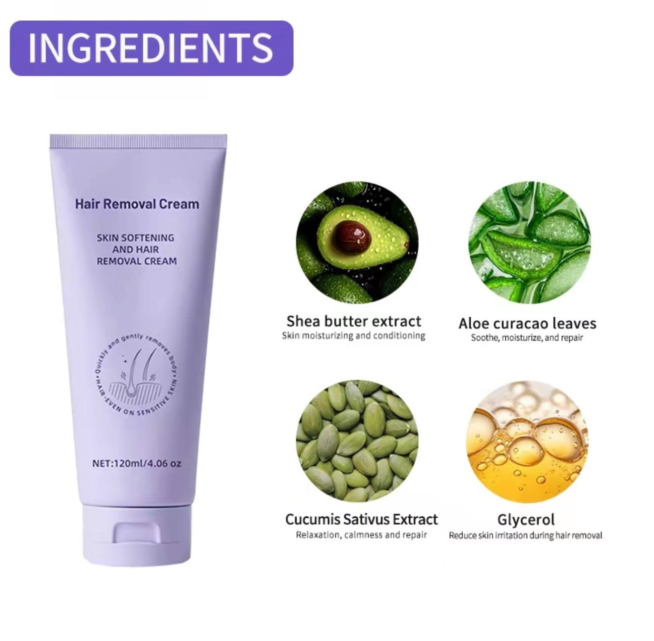 SoftGlow Gentle Hair Remover Cream