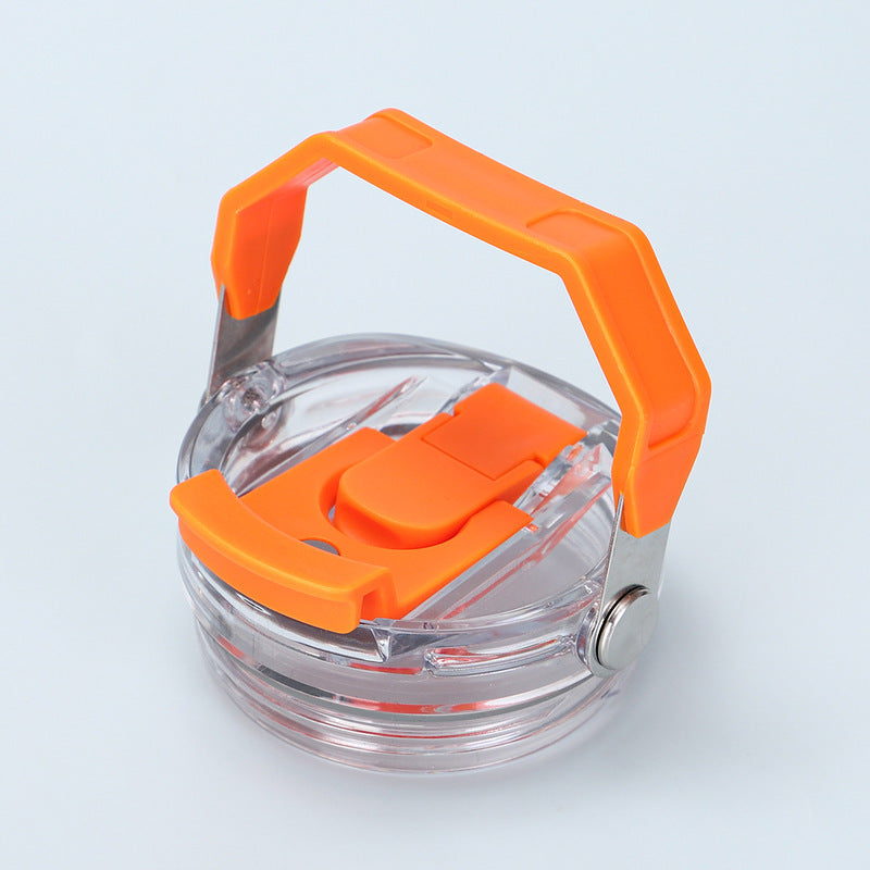 Reusable 30oz Straw Lid - BPA-free, flip cover, dishwasher safe, leak/spill-proof. Stanley tumbler accessory. - Korvel